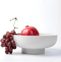 12" Concrete Fruit bowl for Kitchen Counter, Coffee Table Decor, Decorative Key Bowl, Home Décor Accents, Kitchen Counter Decor Grey