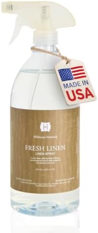 Hillhouse Naturals - Linen Spray - Made in the USA - Fresh Linen Scent - 1L