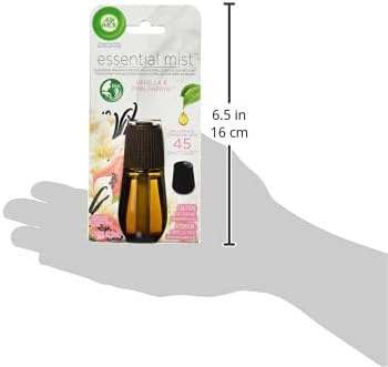 Air Wick Essential Mist Diffuser Oil Refill, Vanilla & Pink Papaya, 1ct