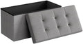 SONGMICS 30 Inches Folding Storage Ottoman Bench, Load 660 lb