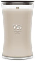 WoodWick Wood Smoke Scented Candle, Crackling Wick, 21.5oz