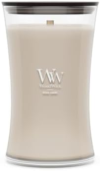 WoodWick Wood Smoke Scented Candle, Crackling Wick, 21.5oz