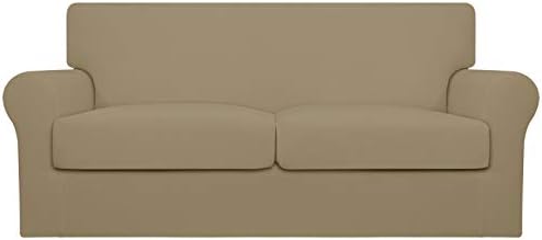 Easy-Going Stretch Oversized Loveseat Couch Cover for 2 Cushion Washable
