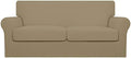 Easy-Going Stretch Oversized Loveseat Couch Cover for 2 Cushion Washable