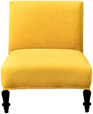Eco-Ancheng Armless Chair Slipcover Removable Armless Accent Chairs Covers Washable Armless Slipper Chair Slipcover Printed Armless Chair Furniture Protector Covers for Living Dining Room Hotel