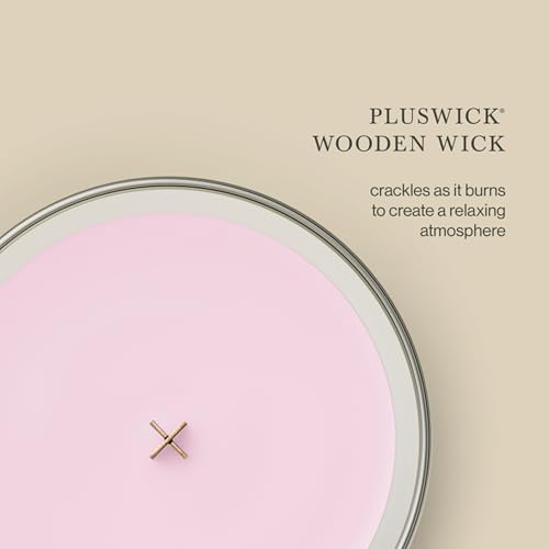 WoodWick Cherry Blossom & Vanilla Scented Candle, Crackling Wick, 21.5oz