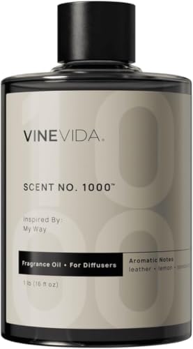 VINEVIDA [16 Fl Oz] My Way Diffuser Oil | Hotel Scent Inspired by the One Hotel | Scents for Cold Air Diffuser - Waterless Diffuser Oil