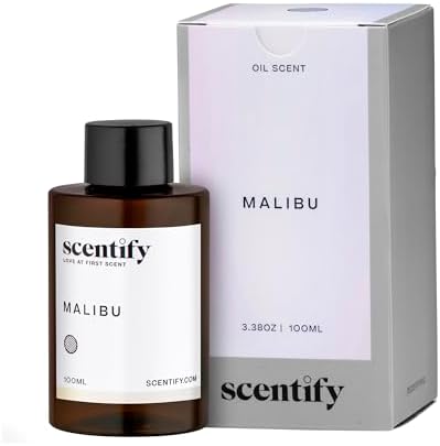 Scentify Malibu Aroma Oil Refill for Diffusers, 100ml / 3.38 fl oz