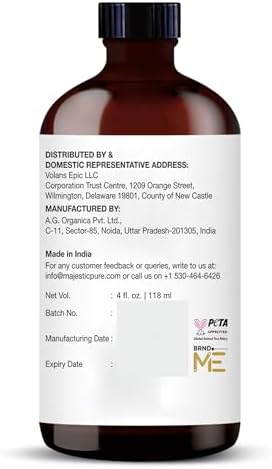 Majestic Pure Blackseed Essential Oil for Diffuser - 4 Fl Oz