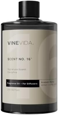 VINEVIDA [32 Fl Oz] Campfire Fragrance Oil for Cold Air Diffusers, Essential Oils for Diffuser Oil Refill & Air Freshener Room Spray