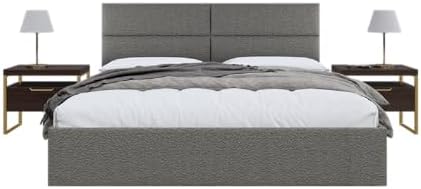 Vänt Wall Mounted Headboard Panels, King/Twin, Boucle Grey