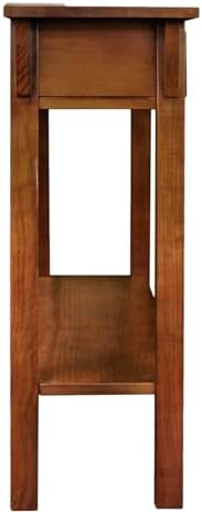 Leick Home Mission Console Table, 30", Russet