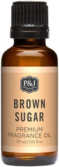 P&J Fragrance Oil | Brown Sugar Oil 30ml - Candle Scents for Candle Making, Freshie, Soap Making Supplies, Diffuser Oil Scents