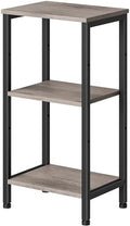 Asgolion 30 Inch Tall Side Table, Small End Table with Adjustable Shelf