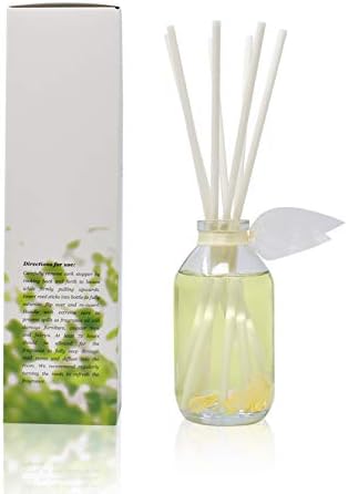 Reed Diffuser Set - Jasmine Vanilla Scented Diffuser with Sticks