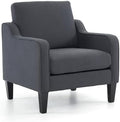 VINGLI Accent Chair, Linen Upholstered Armchair, 380 LBS, Living Room