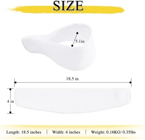NICETOWN Strong Magnetic Curtain Tiebacks - Modern Simple Style Curtain Ties Backs Holdbacks Holders for Indoor/Outdoor Curtains (White, 18.5 X 4 Inches, Set of 4)