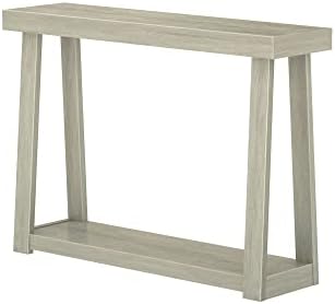 Plank+Beam Classic Console Table, with Shelf, 46 Inch, Seashell