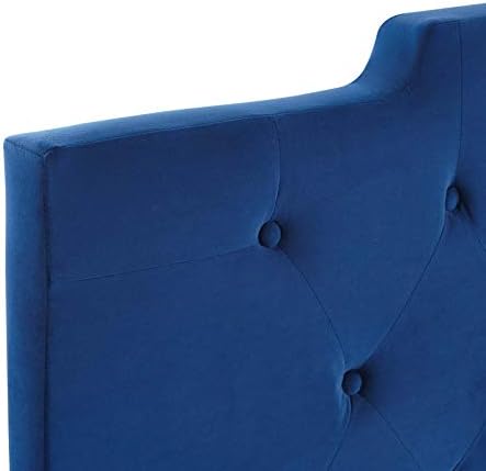 Modway MOD-6186-NAV Juliet Tufted King/California King Performance Velvet Headboard, Navy