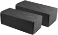 2 Pack Couch Arm Rest Pillow, 8''x8''x20'' Faux Leather Waterproof Cover, High Density Foam Armrest Cushion, Removable & Washable Elbow Support for Sofa, Bed, and Armchair (Black)