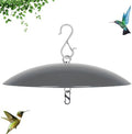 13" Bird Feeder Rain Guard, Hummingbird Feeder Shade Dome Cover, Hanging Baffle for Bird Feeder Pole,Smart Birds Feeder's Umbrella(Grey), 1 Pack