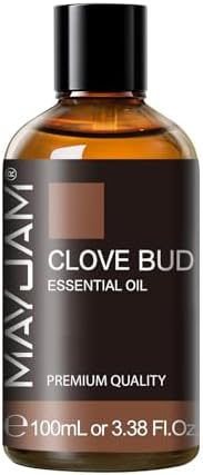 MAYJAM Clove Bud Essential Oil for Diffusers for Home, 100ML/3.38FL.OZ