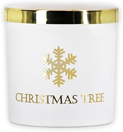 Lulu Candles | Christmas Tree | Highly Scented Candles for Home | Soy Blend Jar Candle with 100% Cotton Wick | Slow Burning (9 Oz. Limited Edition)