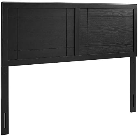 Modway MOD-6220-BLK Archie Twin Wood Headboard, Black