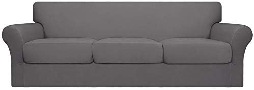 Easy-Going 4 Pieces Oversized Stretch Couch Cover for Dogs Washable