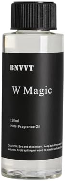Hotel Diffuser Oil W Magic - The Iconic 5-Star Hotel Coastal Blend - Lemon Bergamot Sea Breeze - 120 mL Premium Fragrance Oil for Ultrasonic and Waterless Diffusers and Crafting