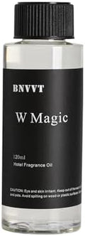Hotel Diffuser Oil W Magic - The Iconic 5-Star Hotel Coastal Blend - Lemon Bergamot Sea Breeze - 120 mL Premium Fragrance Oil for Ultrasonic and Waterless Diffusers and Crafting