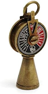 Set of 5 Nautical Miniature Christmas Tree Ornaments – Vintage Telescope, Compass, Sextant, Theodolite & Telegraph Replicas – Steampunk Maritime Decor & Collectible Gift Set
