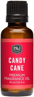 P&J Trading Fragrance Oil | Candy Cane Oil 30ml - Candle Scents for Candle Making, Freshie Scents, Soap Making Supplies, Diffuser Oil Scents