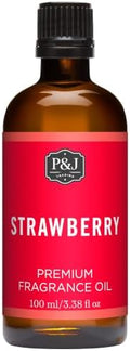 P&J Trading Fragrance Oil | Strawberry Oil 100ml - Candle Scents for Candle Making, Freshie Scents, Soap Making Supplies, Diffuser Oil Scents