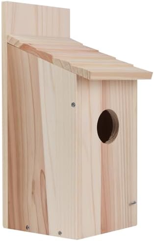 Wren Bird Houses for Outside,Cedar Swallow Wren Hummingbird Houses,DIY,1Pcs