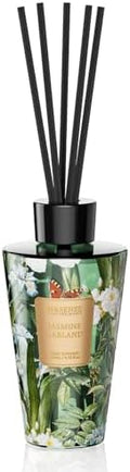 M&SENSE Reed Diffuser Set, Jasmine, 8.79 oz Natural Essential Oil