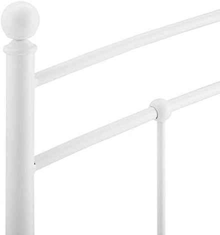 Modway Abigail Twin Metal Headboard in White