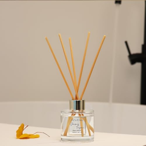100ml Scent Diffuser with 6 Fiber Sticks, 3.5 oz Reed Diffuser Set