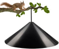 Garbuildman Squirrel Baffle for Bird Feeder Pole, Outside Hanging Mount Bird House Guard for Outdoor Shepherd’s Hook,19 Inch Diameter, 1 Pack