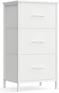 SONGMICS Dresser for Bedroom, Small Dresser with 3 Fabric Drawers