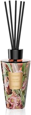 M&SENSE Reed Diffuser Set, Peony Blush Sude, 8.79 oz Natural Essential Oil