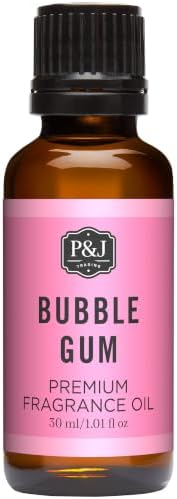 P&J Fragrance Oil Bubble Gum 30ml - Candle Scents, Soap Making, Diffuser Oil, Aromatherapy
