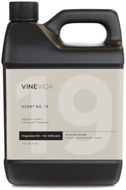 VINEVIDA [32 Fl Oz] Caribbean Teakwood Fragrance Oil for Cold Air Diffusers, Essential Oils for Diffuser Oil Refill & Air Freshener Room Spray