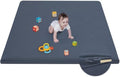 Waterproof Baby Play Mat for Floor Memory Foam 71 * 79 Cushion Playpen Playmat Tummy Time Crawling Mat Nursery Rug Thick Pad Create Soft & Safe Area for Infants,Toddler,Kids,Navy