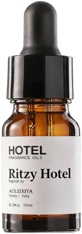Hotel Diffuser Oil Collection Fragrance Oil Waterless Essential Oils Home Luxury Aroma & for Ultrasonic and Waterless Diffusers and Crafting - 10ml, 0.34 fl oz