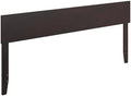 AFI, Orlando King Adjustable Modern Solid Wood Panel Headboard, Espresso