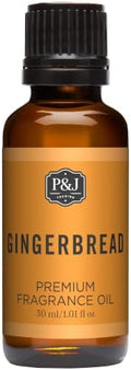 P&J Fragrance Oil - Gingerbread Scented Candle Making Oil, 30ml