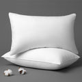 Phantoscope Throw Pillow Insert with 100% Cotton Cover, 12x20 Inch, 2 Pack