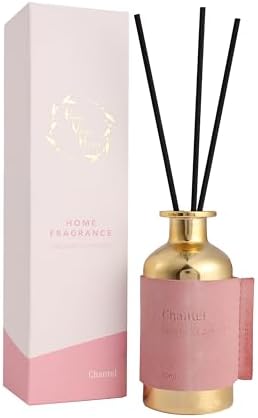 Reed Diffuser Set/Chantel / 2.7oz / Scented Diffuser with Reed Sticks, Long Lasting Home Fragrance for Room Diffuser, Bathroom Shelf Decor