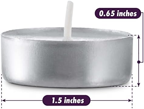 MontoPack Unscented Tea Light Candles 400 Pack | 4 Hours, White, Smokeless, Dripless Small Votive Paraffin Tealights | Long-Lasting for Home, Shabbat, Weddings, Events, Emergencies | Mini Candles Bulk